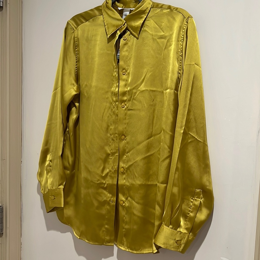 Classy silk button up